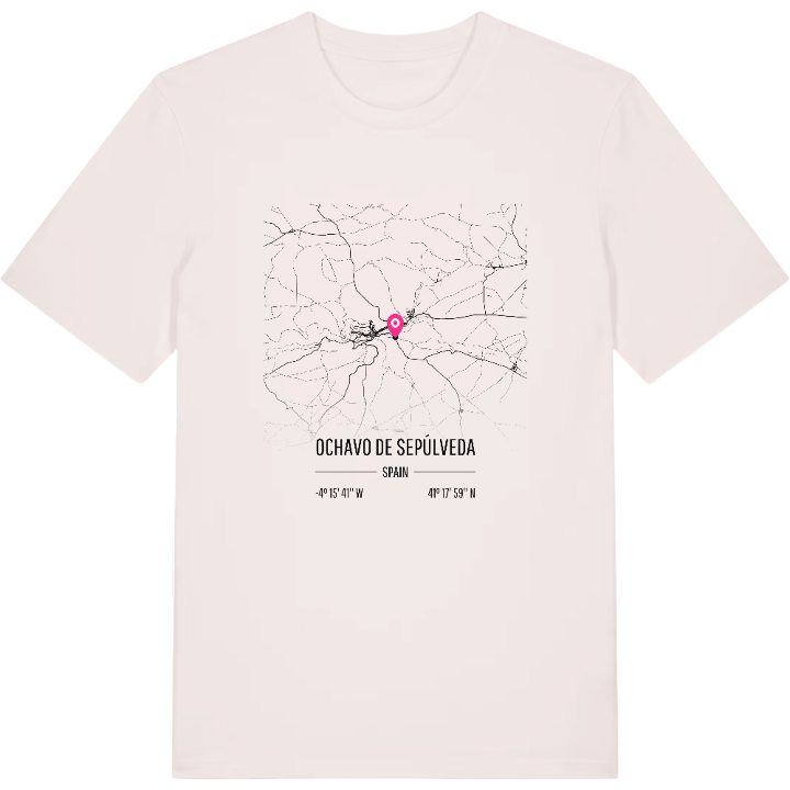 Ochavo de Sepúlveda karta t-shirt – t-shirt från PinShirt