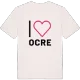 Jag älskar Ocre t-shirt stort tryck