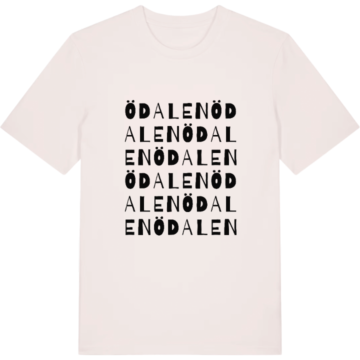 Ödalen ordlek t-shirt – t-shirt från PinShirt