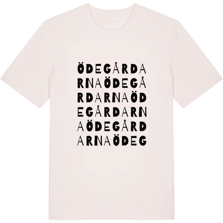 Ödegårdarna ordlek t-shirt – t-shirt från PinShirt