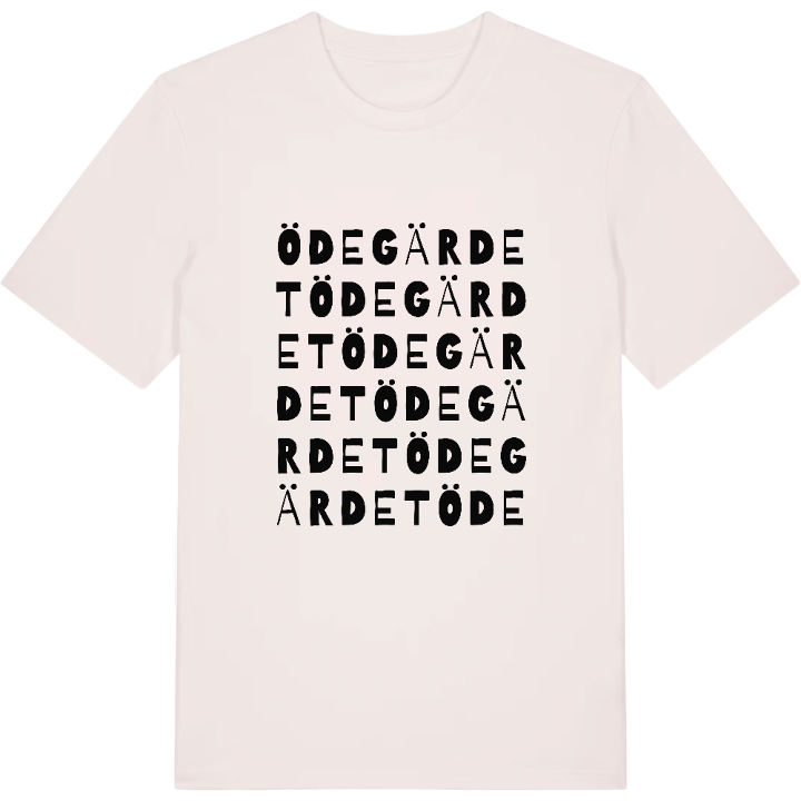 Ödegärdet ordlek t-shirt – t-shirt från PinShirt