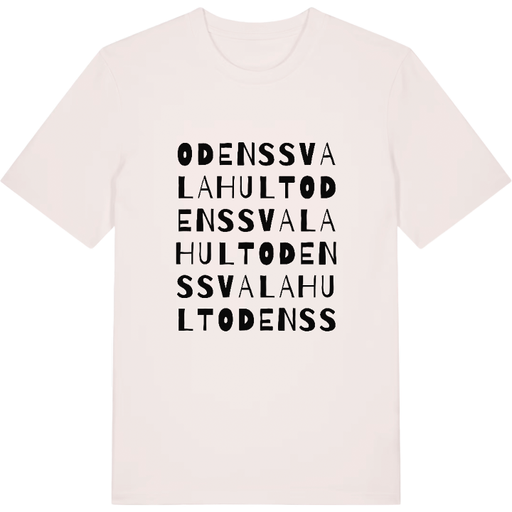 Odenssvalahult ordlek t-shirt – t-shirt från PinShirt