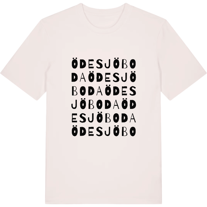 Ödesjöboda ordlek t-shirt – t-shirt från PinShirt