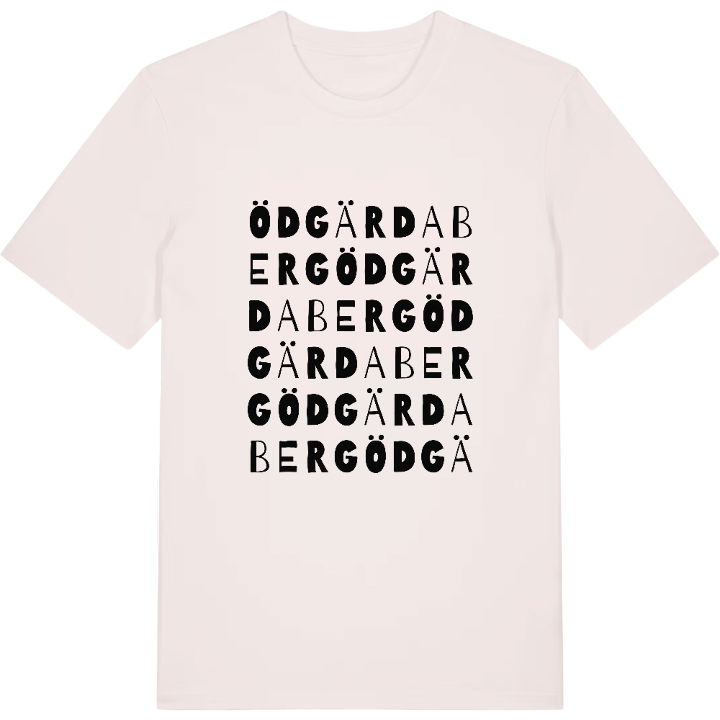 Ödgärdaberg ordlek t-shirt – t-shirt från PinShirt