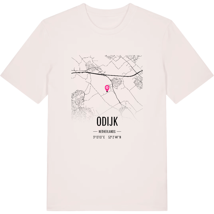 Odijk karta t-shirt – t-shirt från PinShirt