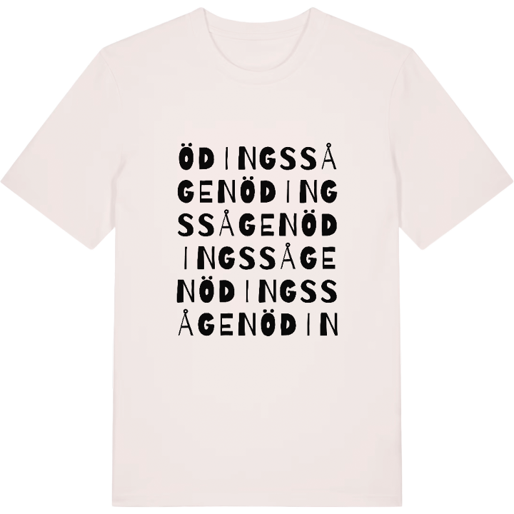 Ödingssågen ordlek t-shirt – t-shirt från PinShirt