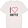 Jag älskar Oetz t-shirt stort tryck