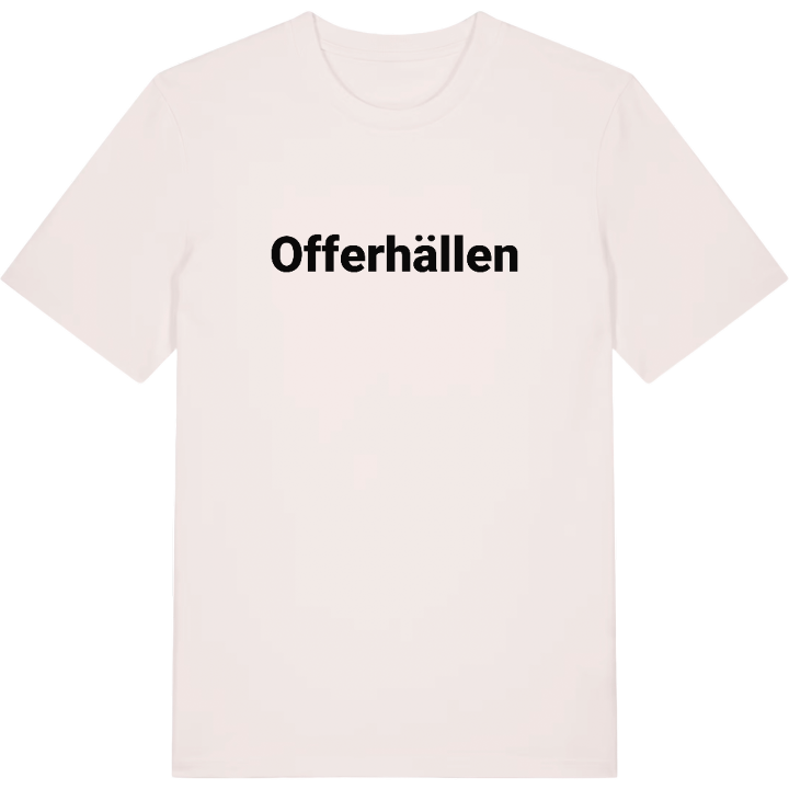 Offerhällen fetstil t-shirt – t-shirt från PinShirt