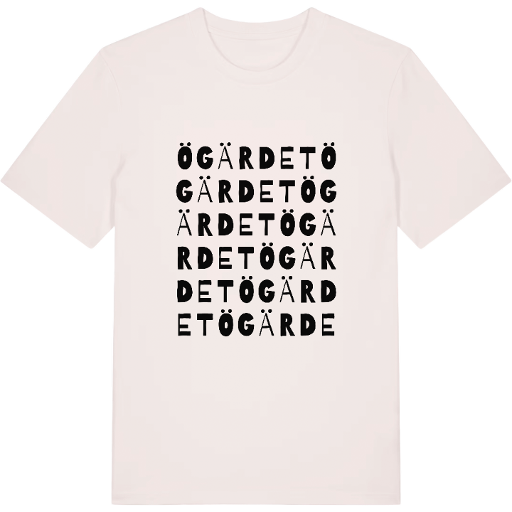 Ögärdet ordlek t-shirt – t-shirt från PinShirt