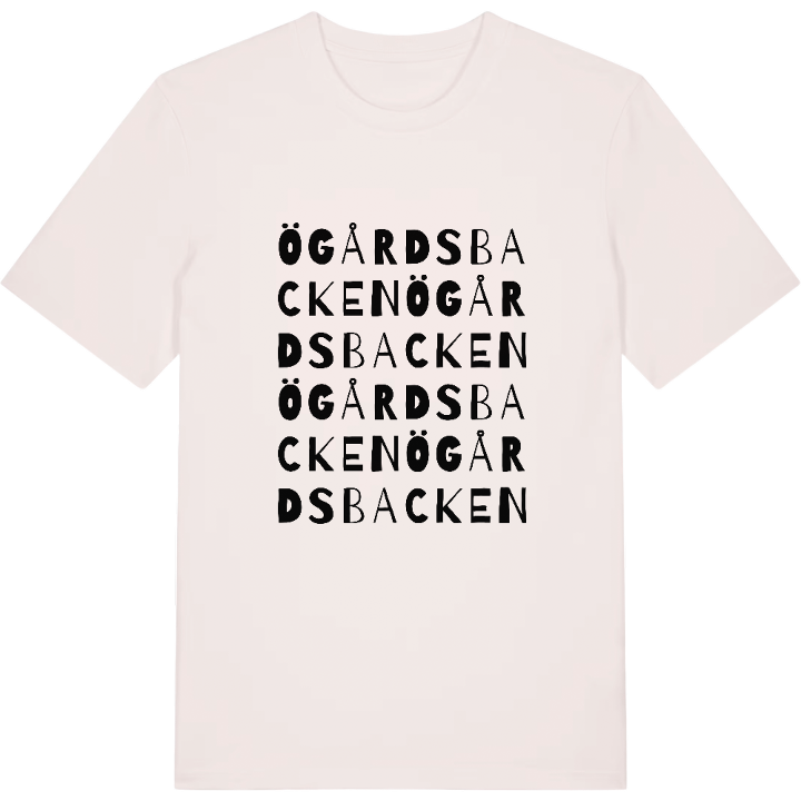 Ögårdsbacken ordlek t-shirt – t-shirt från PinShirt