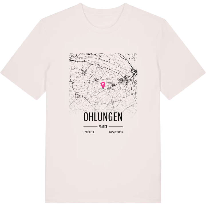 Ohlungen karta t-shirt – t-shirt från PinShirt