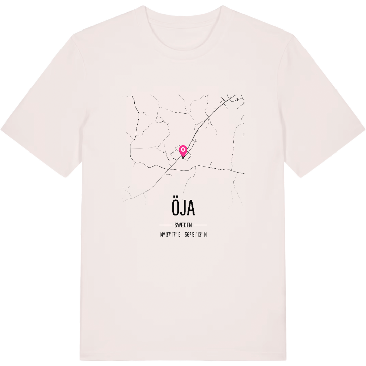 Öja karta t-shirt – t-shirt från PinShirt