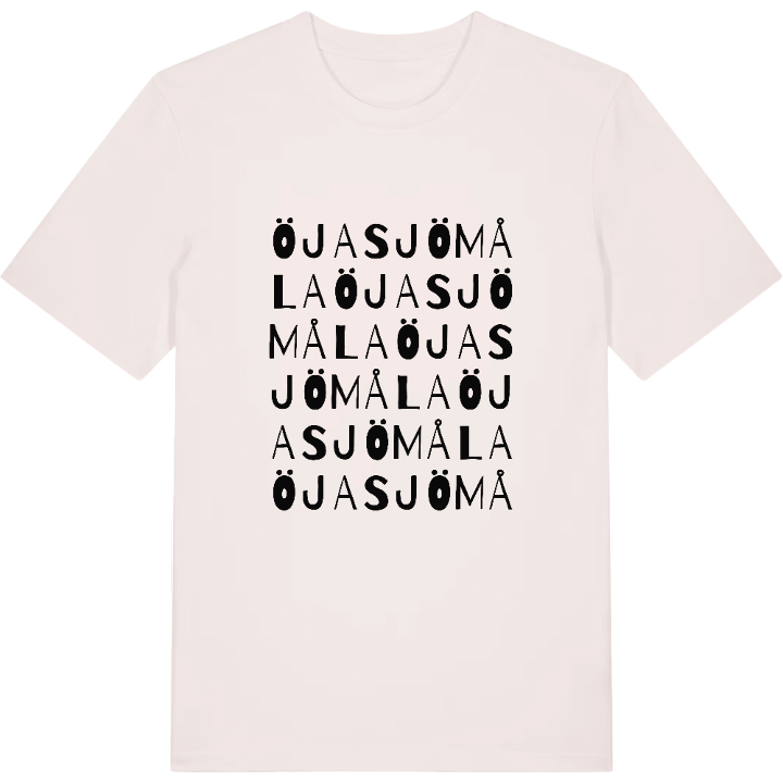Öjasjömåla ordlek t-shirt – t-shirt från PinShirt