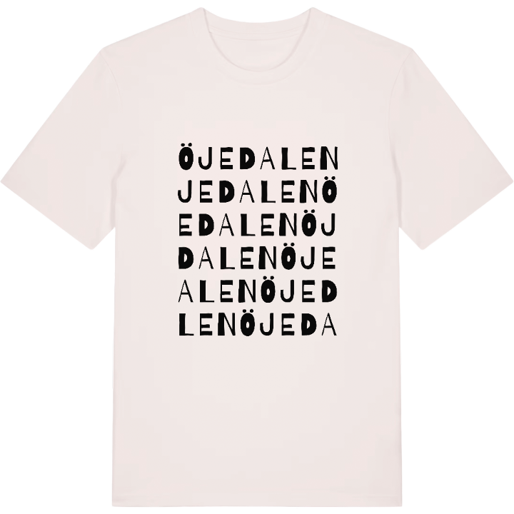 Öjedalen ordlek t-shirt – t-shirt från PinShirt