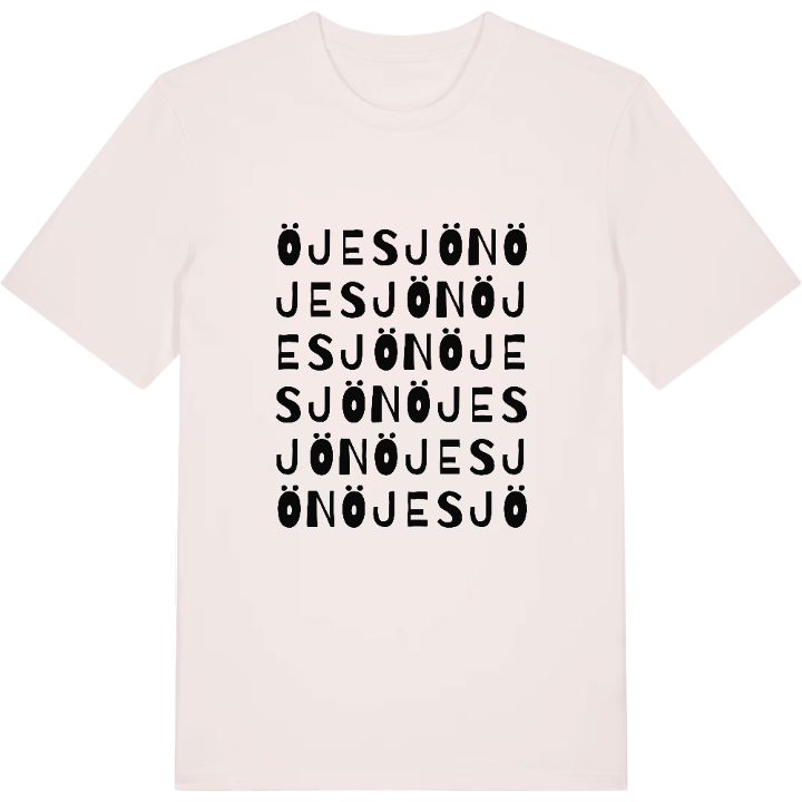 Öjesjön ordlek t-shirt – t-shirt från PinShirt