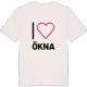 Jag älskar Ökna t-shirt stort tryck