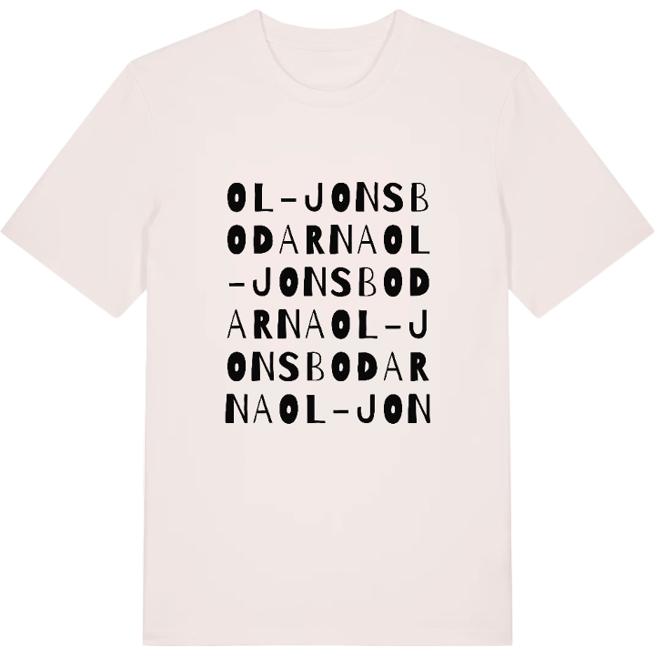 Ol-Jonsbodarna ordlek t-shirt – t-shirt från PinShirt
