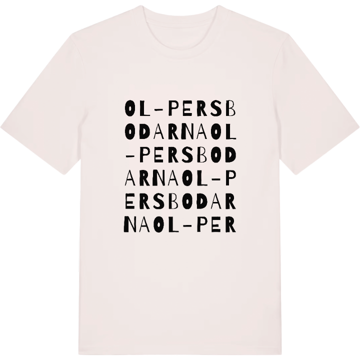 Ol-Persbodarna ordlek t-shirt – t-shirt från PinShirt