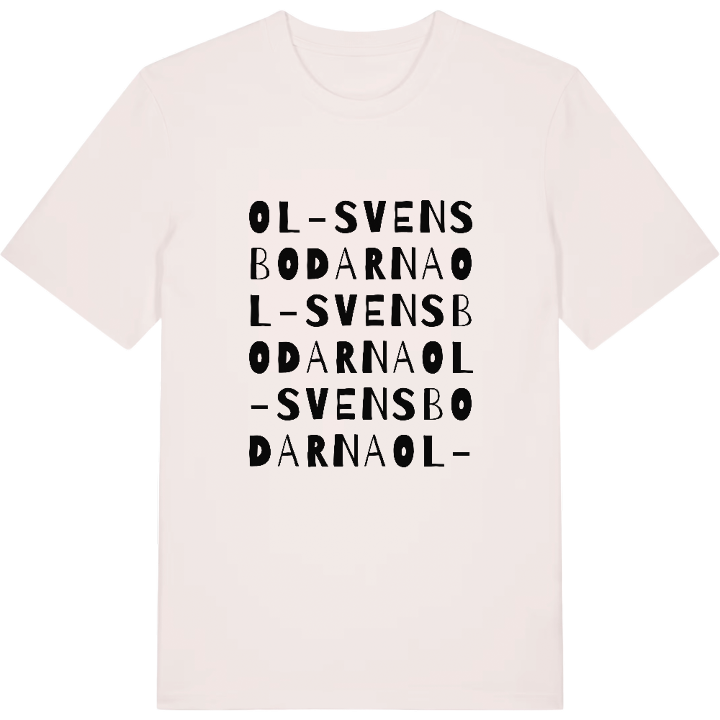 Ol-Svensbodarna ordlek t-shirt – t-shirt från PinShirt