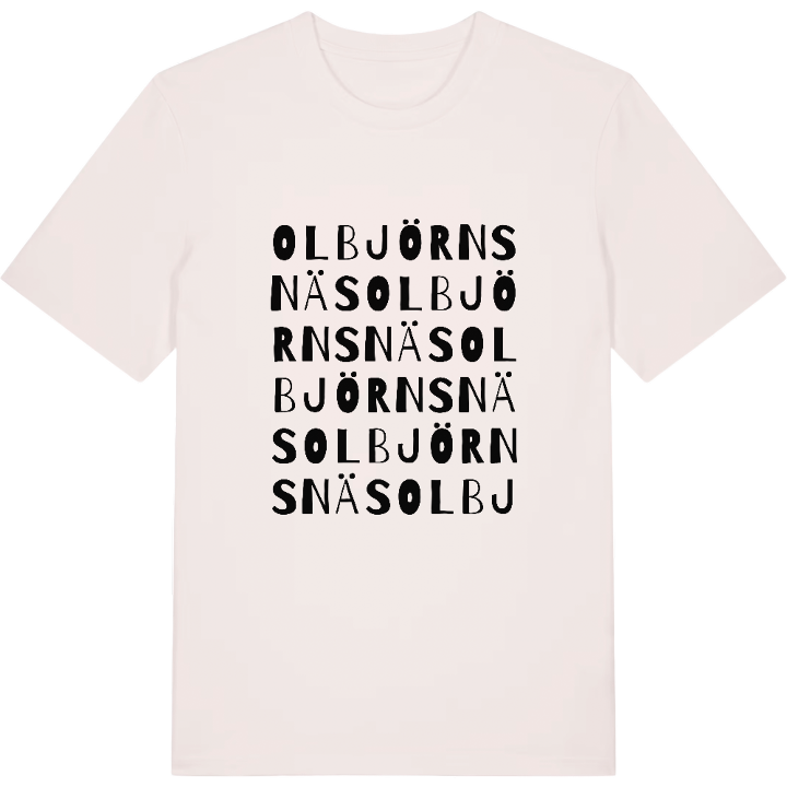 Olbjörnsnäs ordlek t-shirt – t-shirt från PinShirt