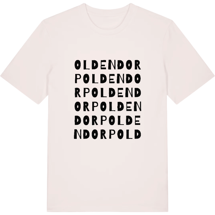 Oldendorp ordlek t-shirt – t-shirt från PinShirt