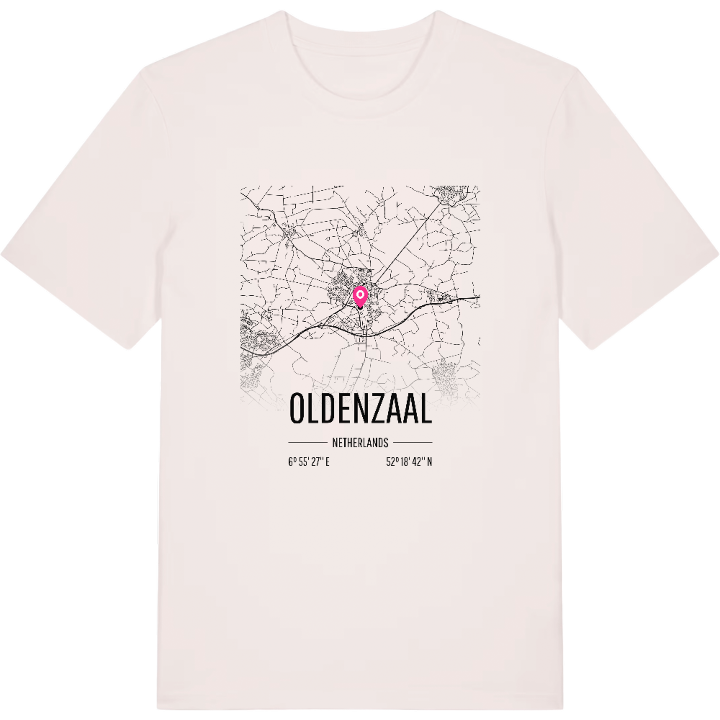 Oldenzaal karta t-shirt – t-shirt från PinShirt