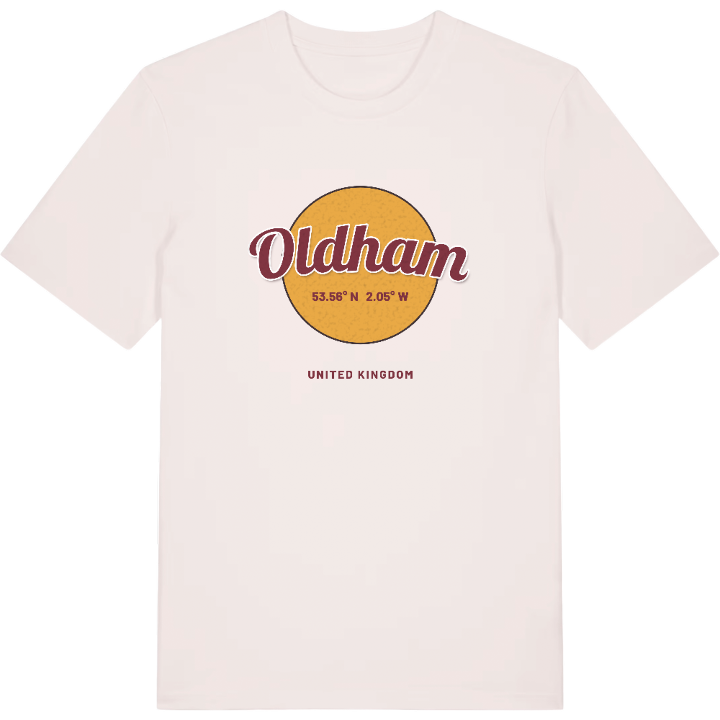 Oldham cirkel t-shirt – t-shirt från PinShirt