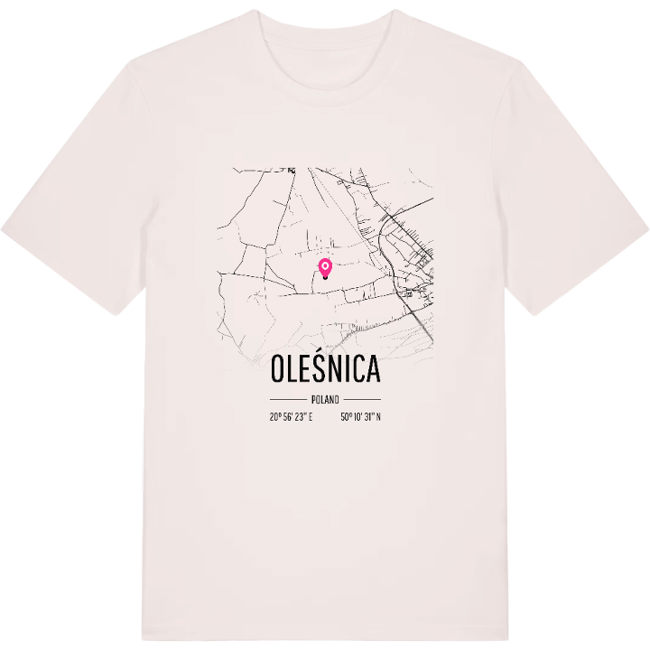 Oleśnica karta t-shirt – t-shirt från PinShirt