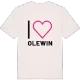 Jag älskar Olewin t-shirt stort tryck