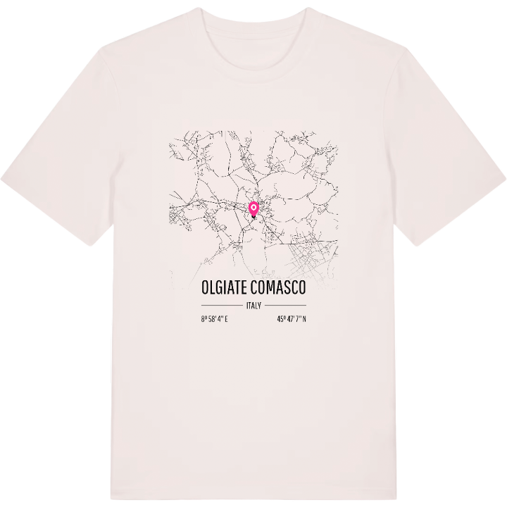 Olgiate Comasco karta t-shirt – t-shirt från PinShirt