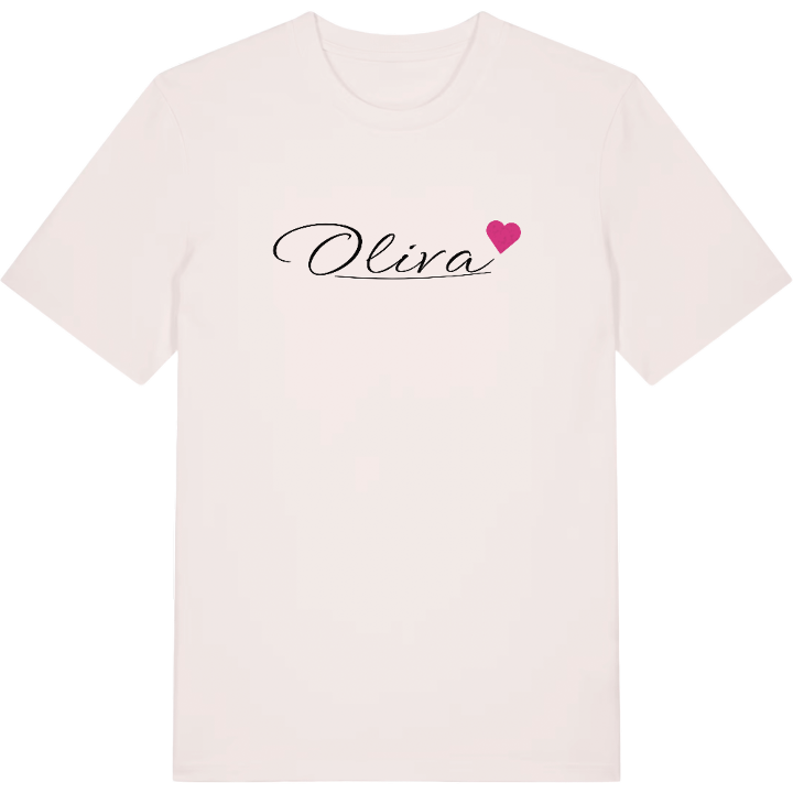 Oliva hjärta t-shirt – t-shirt från PinShirt