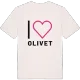 Jag älskar Olivet t-shirt stort tryck