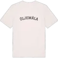 Öljemåla böjd t-shirt