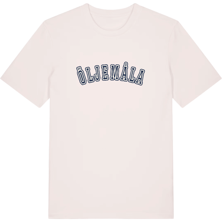 Öljemåla college t-shirt – t-shirt från PinShirt