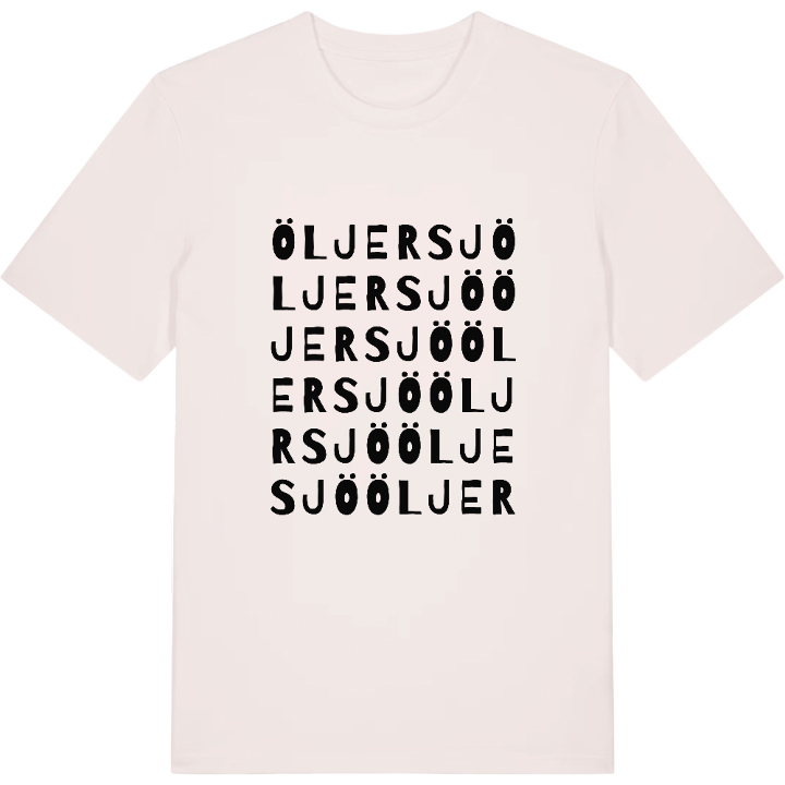 Öljersjö ordlek t-shirt – t-shirt från PinShirt
