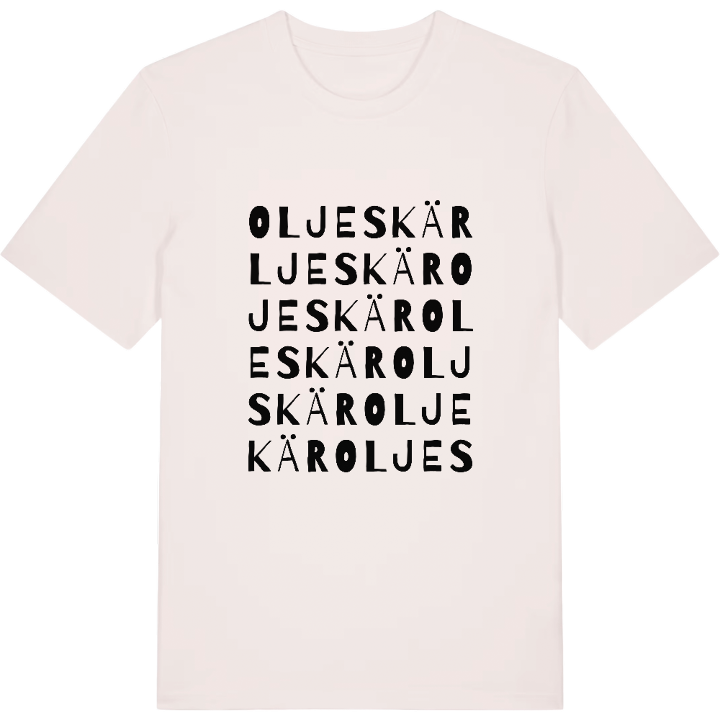 Oljeskär ordlek t-shirt – t-shirt från PinShirt