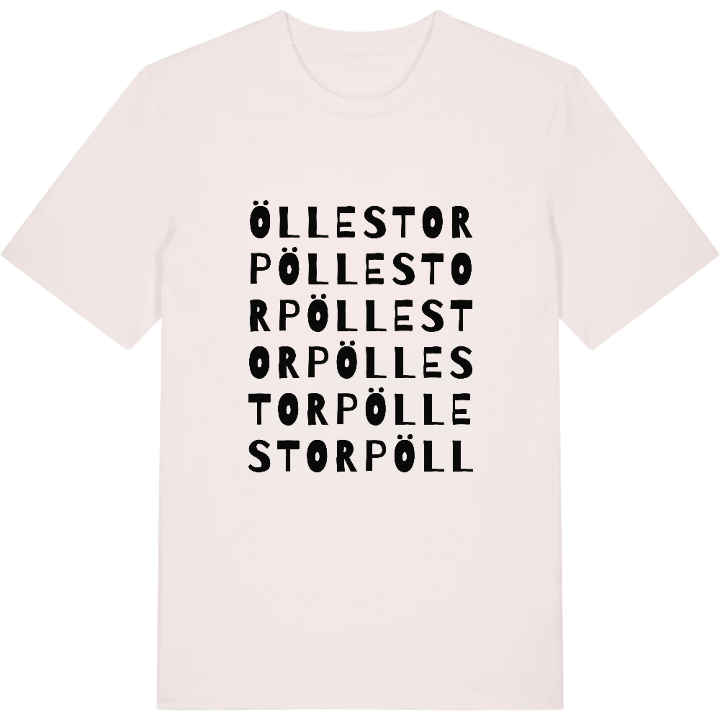 Öllestorp ordlek t-shirt – t-shirt från PinShirt