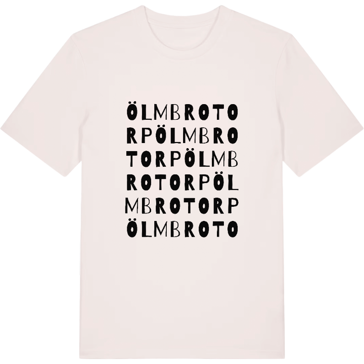 Ölmbrotorp ordlek t-shirt – t-shirt från PinShirt