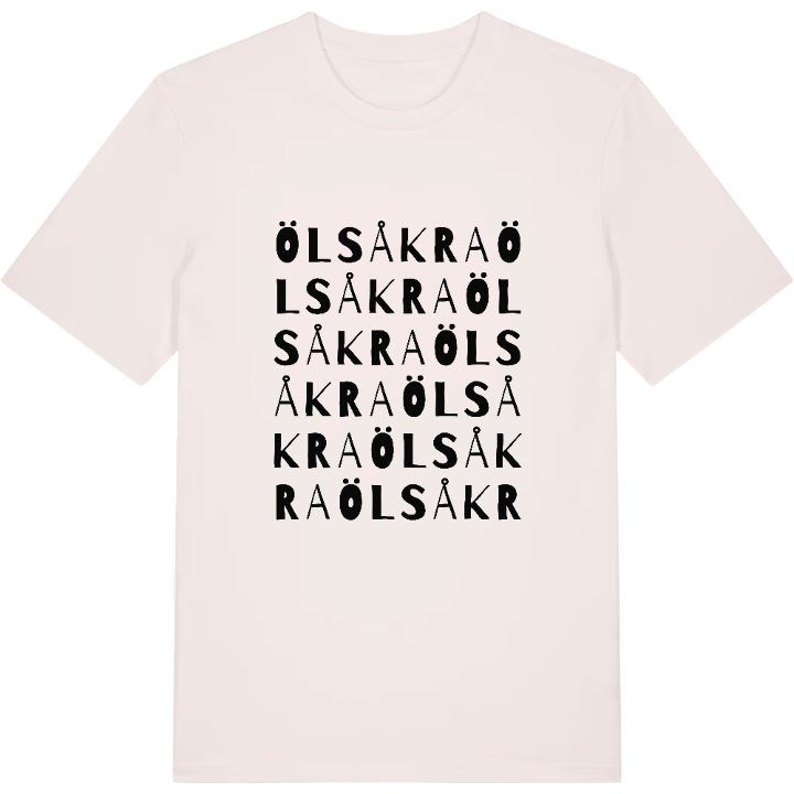Ölsåkra ordlek t-shirt – t-shirt från PinShirt