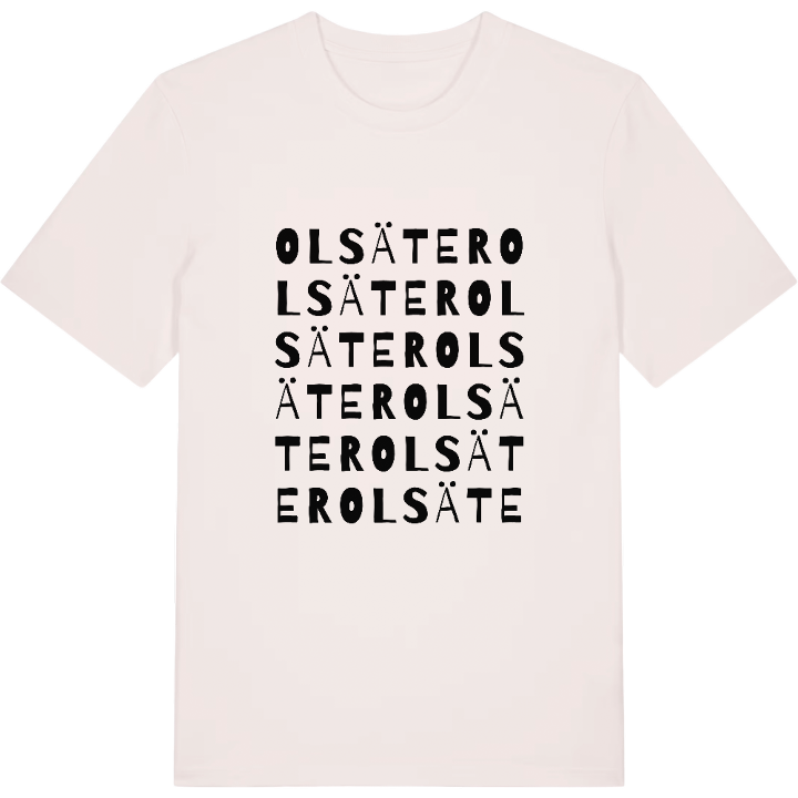Olsäter ordlek t-shirt – t-shirt från PinShirt