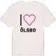 Jag älskar Ölsbo t-shirt stort tryck