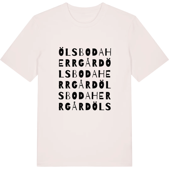 Ölsboda herrgård ordlek t-shirt – t-shirt från PinShirt