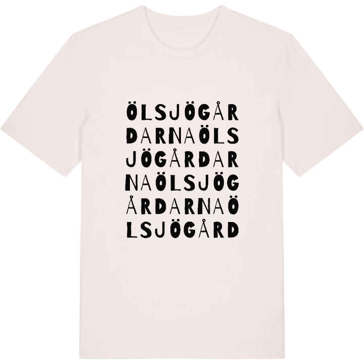 Ölsjögårdarna ordlek t-shirt – t-shirt från PinShirt