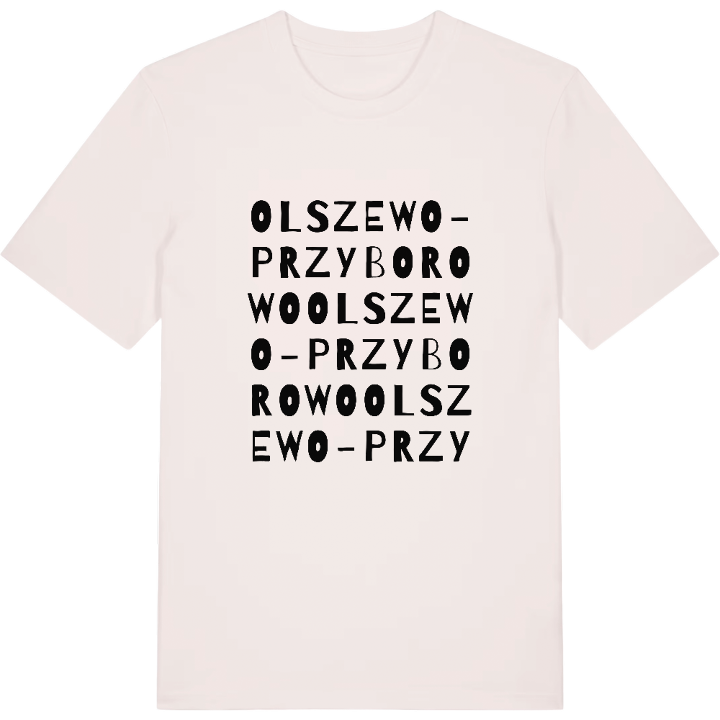 Olszewo-Przyborowo ordlek t-shirt – t-shirt från PinShirt
