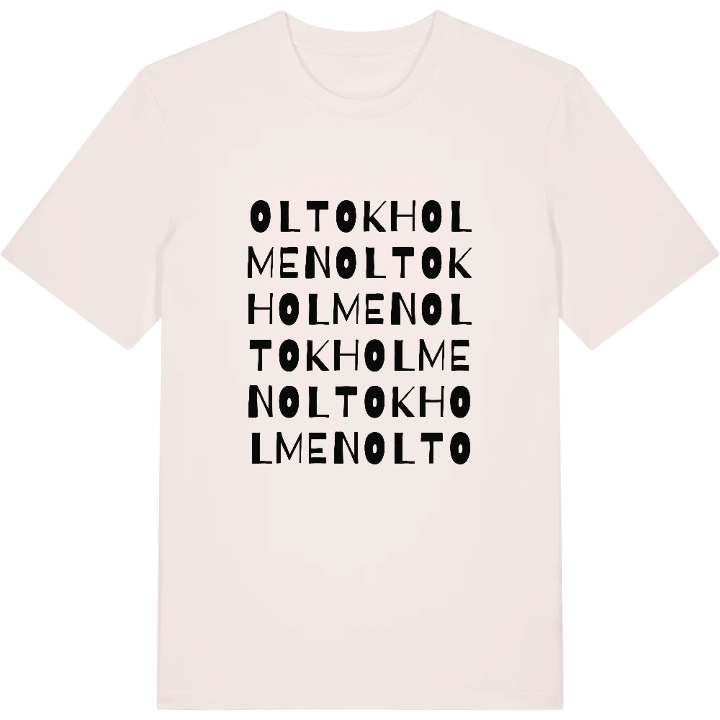 Oltokholmen ordlek t-shirt – t-shirt från PinShirt
