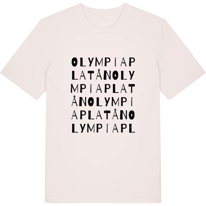 Olympiaplatån ordlek t-shirt – t-shirt från PinShirt