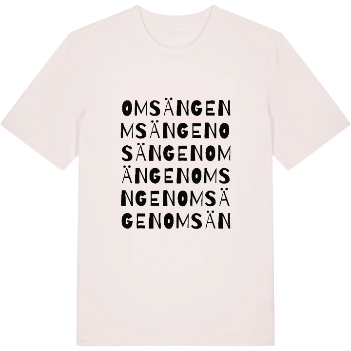 Omsängen ordlek t-shirt – t-shirt från PinShirt
