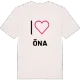 Jag älskar Öna t-shirt stort tryck