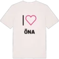 Jag älskar Öna t-shirt stort tryck