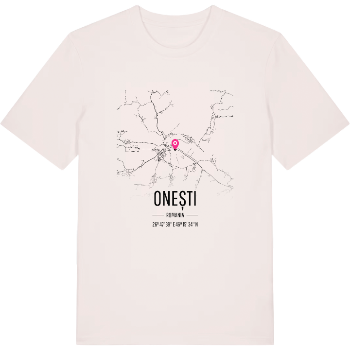 Onești karta t-shirt – t-shirt från PinShirt
